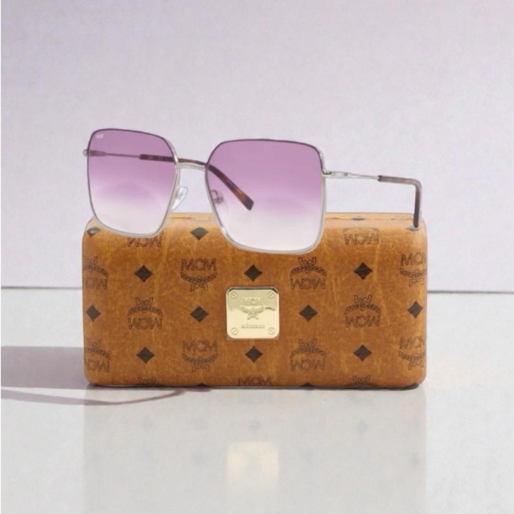 MCM162S 519 purple gradient square sunglasses